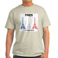thumbnail image 1 of CafePress - Paris Eiffel Tower Light T Shirt - Men's Classic Graphic T-Shirt, 1 of 5