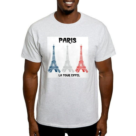 CafePress - Paris Eiffel Tower Light T Shirt - Men's Classic Graphic T-Shirt
