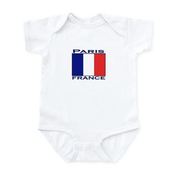 CafePress - Paris, France Infant Bodysuit - Baby Light Bodysuit, Size Newborn - 24 Months