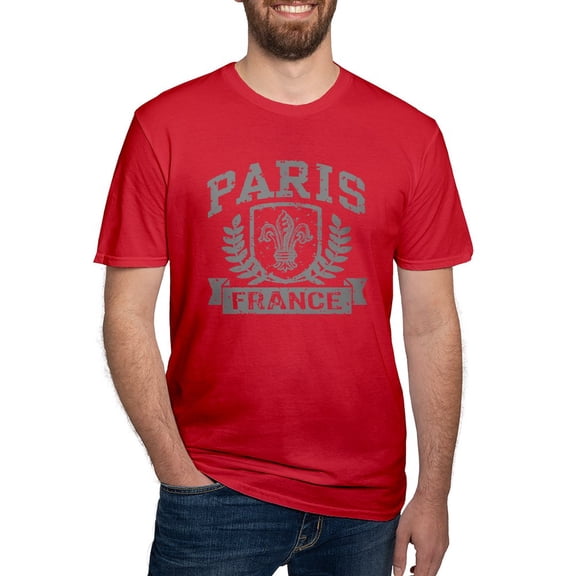 CafePress - Paris France Men's Fitted T Shirt (Dark) - Men's Fitted T-Shirt