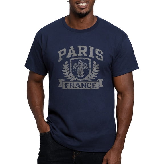 CafePress - Paris France Men's Fitted T Shirt (Dark) - Men's Fitted T-Shirt