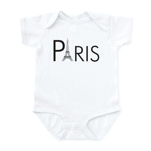 CafePress - Paris Only Infant Bodysuit - Baby Light Bodysuit, Size Newborn - 24 Months