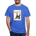 thumbnail image 1 of CafePress - Paris Poodle T Shirt - Men's Classic Graphic Cotton T-Shirt, 1 of 4