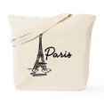 thumbnail image 1 of CafePress - Paris Tote Bag - Unisex Canvas Tote Bag, Beige, 1-Piece, 1 of 7