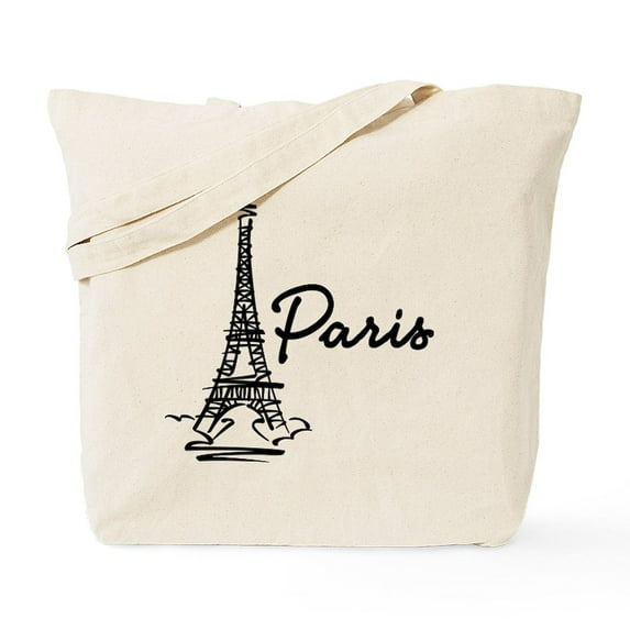 CafePress - Paris Tote Bag - Unisex Canvas Tote Bag, Beige, 1-Piece