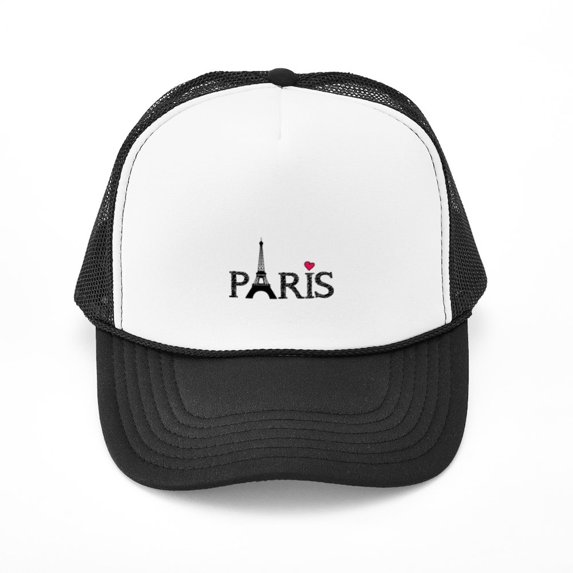 CafePress - Paris - Adjustable Unisex Printed Trucker Hat with Mesh Back