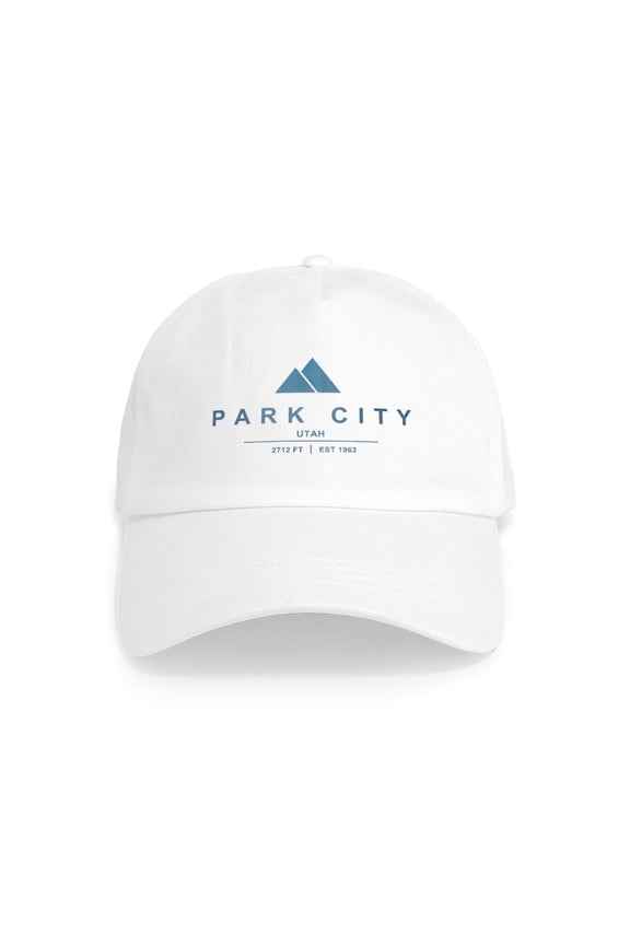 - Park City Ski Resort Utah - Adjustable 100% Brushed Unisex Casual Cotton Baseball Cap, Beige, 1
