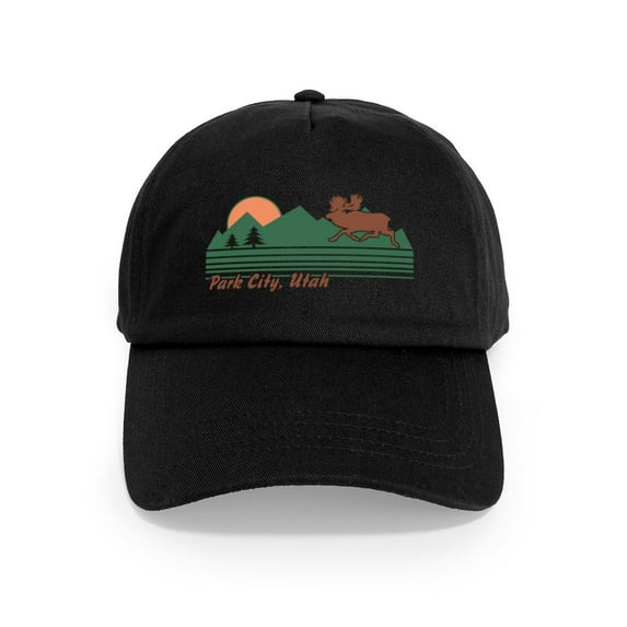 CafePress - Park City Utah Cap - Adjustable 100% Brushed Unisex Casual Cotton Baseball Cap, Beige, 1