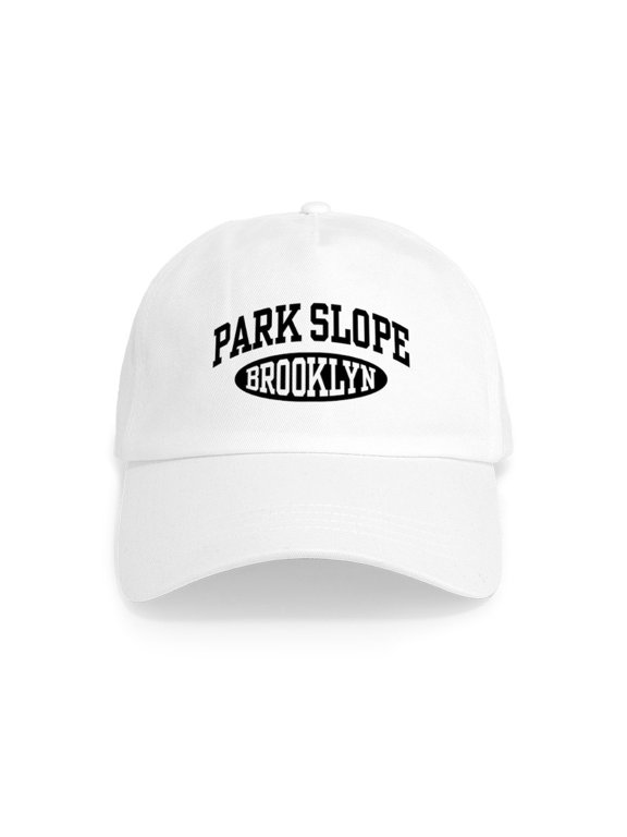 - Park Slope Brooklyn Cap - Adjustable 100% Brushed Unisex Casual Cotton Baseball Cap, Beige, 1