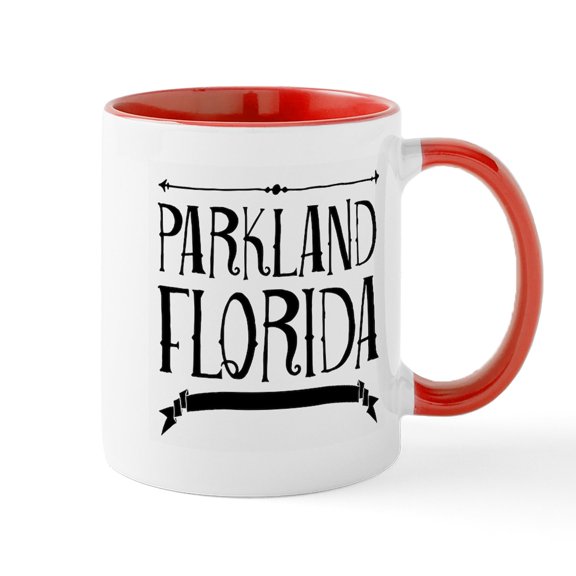 CafePress - Parkland Florida Mugs - 11 oz Ceramic Mug - Novelty Coffee Tea Cup