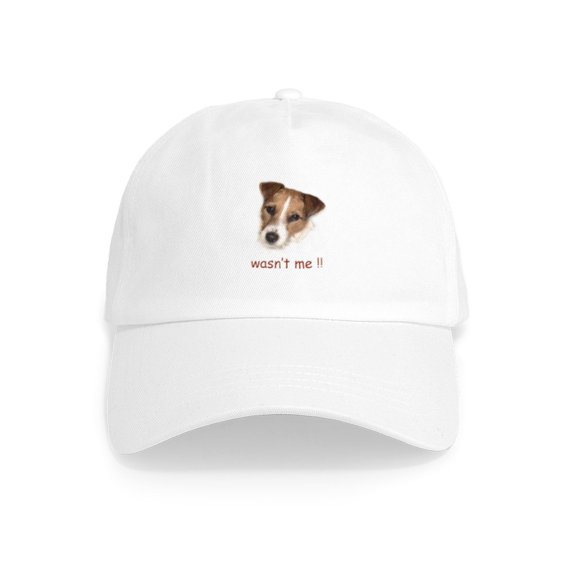 CafePress - Parson Russell Terrier, Jack Cap - Adjustable 100% Brushed Unisex Casual Cotton Baseball Cap, Beige, 1