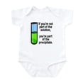 thumbnail image 1 of CafePress - Part Of The Solution... Infant Bodysuit - Baby Light Bodysuit, Size Newborn - 24 Months, 1 of 4