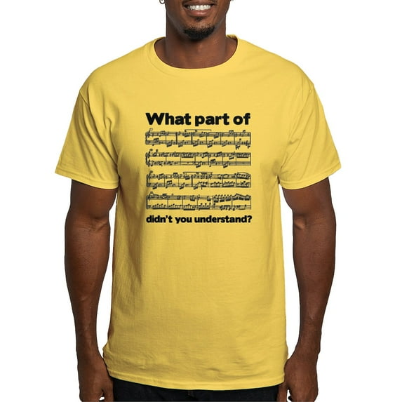 CafePress - Partiture Light T Shirt - Men's Classic Graphic T-Shirt