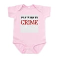 thumbnail image 1 of CafePress - Partners In Crime Infant Creeper - Baby Light Bodysuit, Size Newborn - 24 Months, 1 of 4