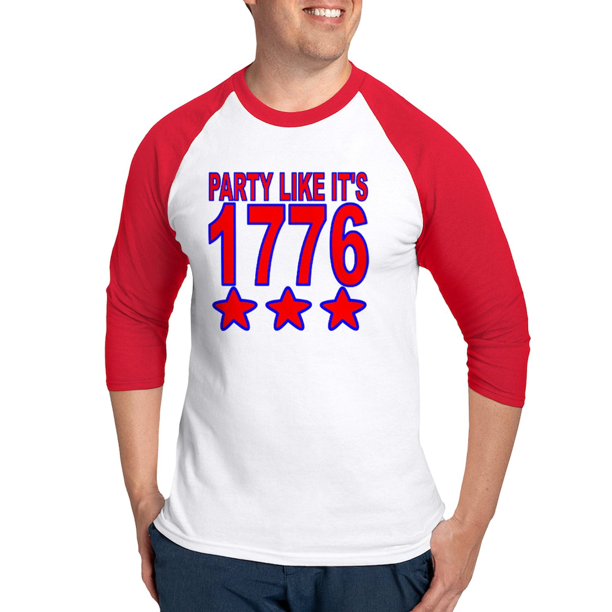 CafePress - Party Like Its 1776 Baseball Jersey - Cotton Baseball 