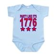 thumbnail image 1 of CafePress - Party Like Its 1776 Body Suit - Baby Light Bodysuit, Size Newborn - 24 Months, 1 of 4