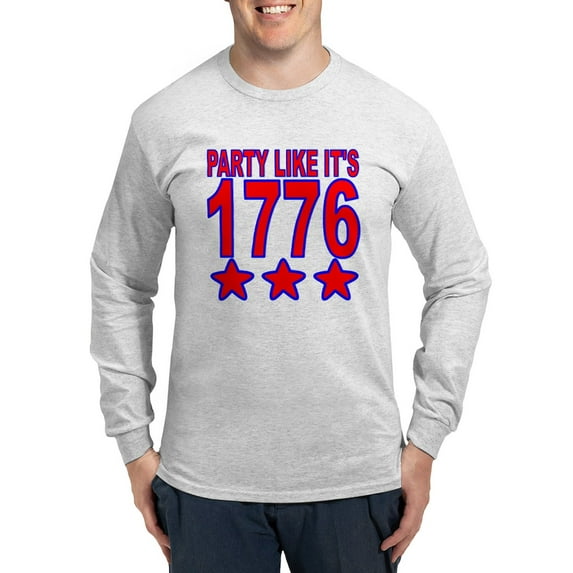 CafePress - Party Like Its 1776 Long Sleeve T Shirt - Unisex Cotton Long Sleeve T-Shirt