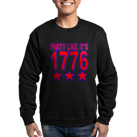 CafePress - Party Like Its 1776 Sweatshirt - Classic Crew Neck Sweatshirt