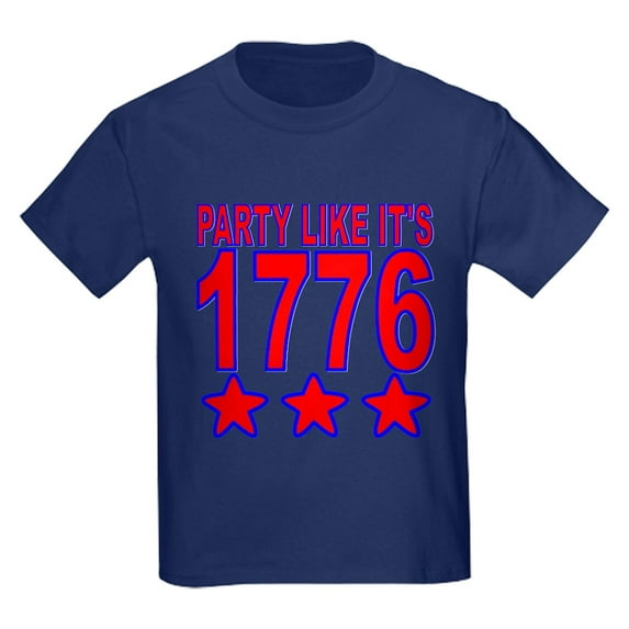 CafePress - Party Like Its 1776 T Shirt - Dark T-Shirt Kids XS-XL