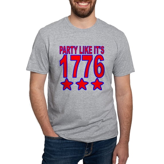CafePress - Party Like Its 1776 T Shirt - Fitted T-Shirt, Vintage Fit Soft Cotton Tee