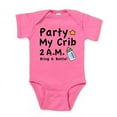 thumbnail image 1 of CafePress - Party My Crib Body Suit - Cute Infant Bodysuit Baby Romper - Size Newborn - 24 Months, 1 of 3