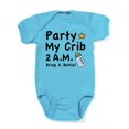 thumbnail image 1 of CafePress - Party My Crib Body Suit - Cute Infant Bodysuit Baby Romper, 1 of 1