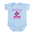 thumbnail image 1 of CafePress - Party My Crib Girls - Baby Light Bodysuit, Size Newborn - 24 Months, 1 of 4