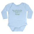 thumbnail image 1 of CafePress - Party Of The First Part Body Suit - Long Sleeve Cotton Baby Bodysuit, 1 of 4