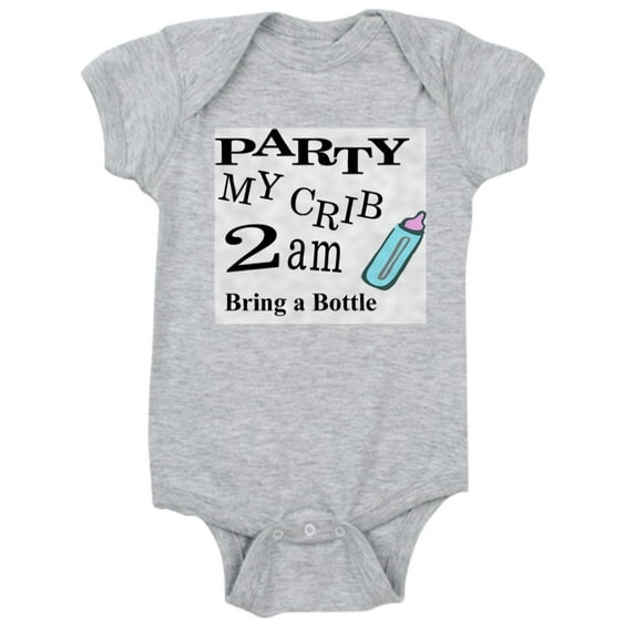 CafePress - Partymy Crib - Cute Infant Bodysuit Baby Romper