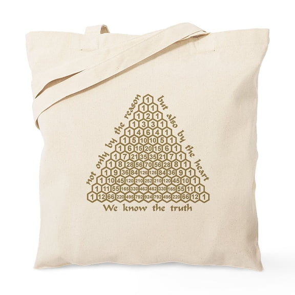 CafePress - Pascal Quote Tote Bag - Unisex Canvas Tote Bag, Beige, 1-Piece