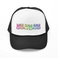 thumbnail image 1 of CafePress - Pastel Rainbow Bunnies - Adjustable Unisex Printed Trucker Hat with Mesh Back, 1 of 8