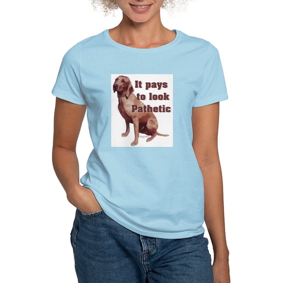 CafePress - Pathetic Redbone Coonhound Ash Grey T Shirt - Women's Classic T-Shirt