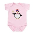 thumbnail image 1 of CafePress - Patriotic Penguin Body Suit - Baby Light Bodysuit, Size Newborn - 24 Months, 1 of 4