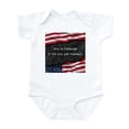 thumbnail image 1 of CafePress - Patriotic Quote. Evil Is Powerless If Th Body Suit - Baby Light Bodysuit, Size Newborn - 24 Months, 1 of 4
