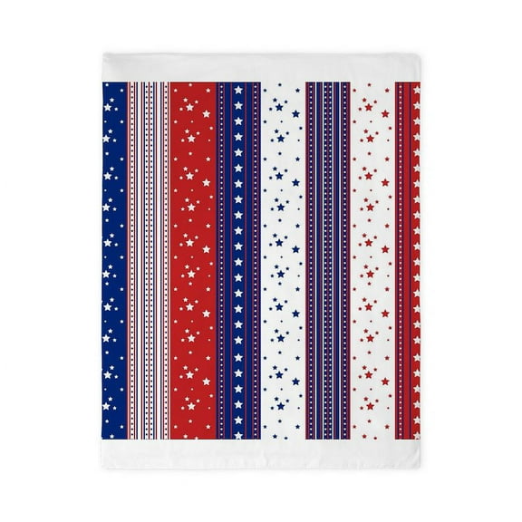 CafePress - Patriotic Strs & Stripes Abstract Ameri - Twin Duvet Cover, Printed Comforter Cover