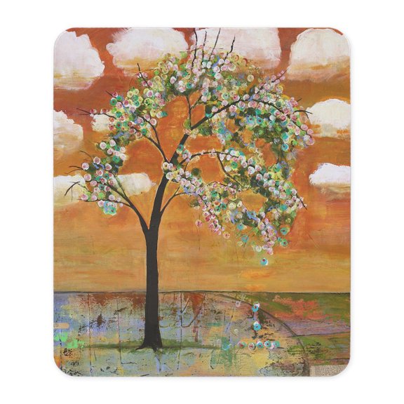 CafePress - Pattern Sky Tree Mousepad - Non-slip Rubber Mousepad, Gaming Mouse Pad