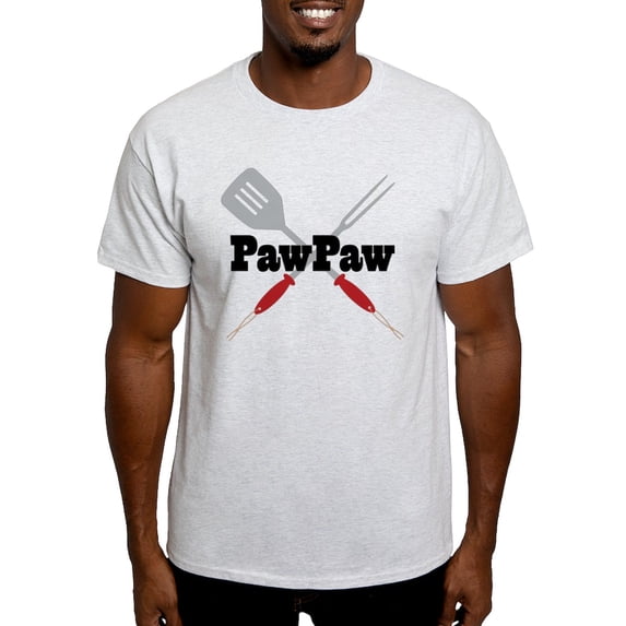 CafePress - Pawpaw BBQ Grilling Light T Shirt - Men's Classic Graphic T-Shirt