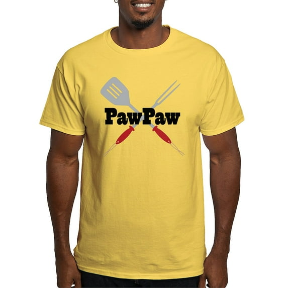 CafePress - Pawpaw BBQ Grilling Light T Shirt - Men's Classic Graphic T-Shirt