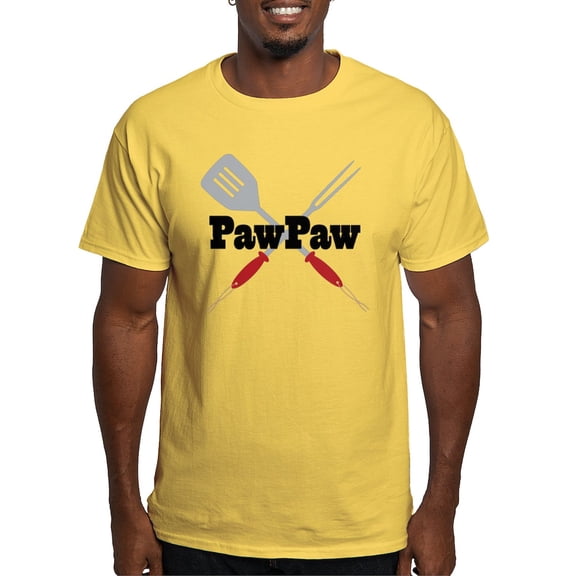 CafePress - Pawpaw BBQ Grilling Light T Shirt - Men's Classic Graphic T-Shirt