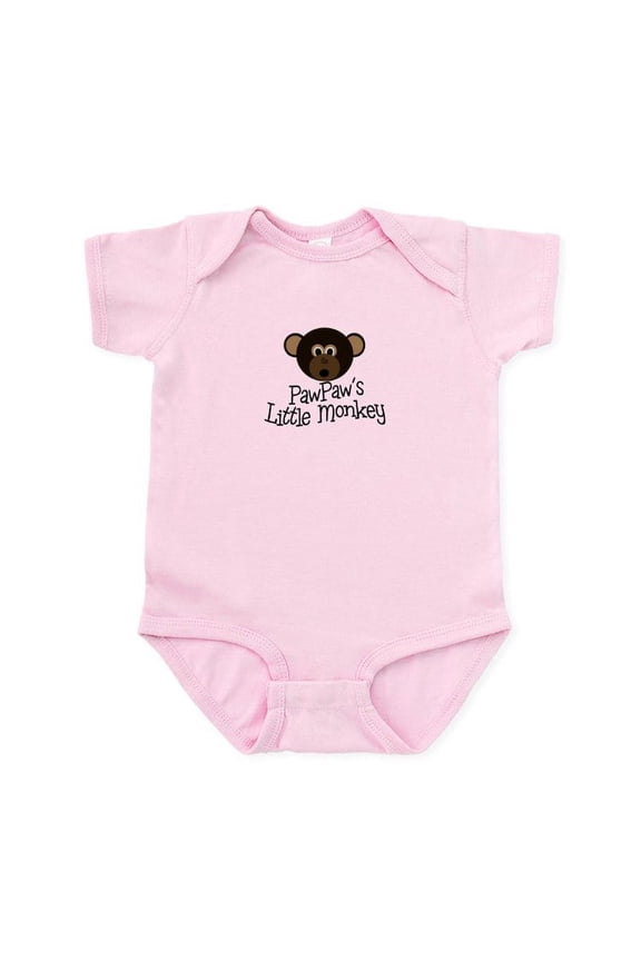 - Pawpaw's Little Monkey BOY Infant Bodysuit - Baby Light Bodysuit, Size Newborn - 24 Months