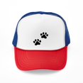 thumbnail image 1 of CafePress - Pawprints - Adjustable Unisex Printed Trucker Hat with Mesh Back, 1 of 10