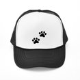 thumbnail image 1 of CafePress - Pawprints - Adjustable Unisex Printed Trucker Hat with Mesh Back, 1 of 8