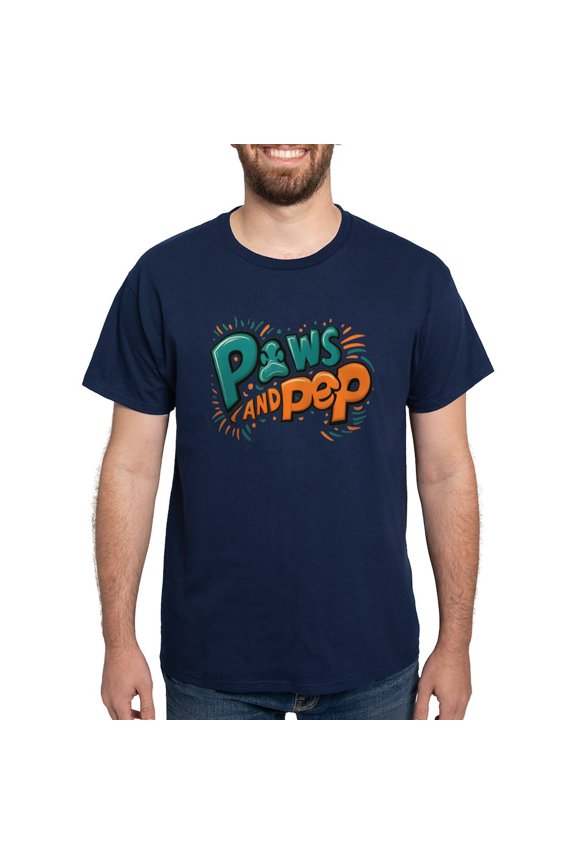 - Paws Ans Pep Men's Value T Shirt - Men's Classic Graphic Cotton T-Shirt