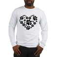 thumbnail image 1 of CafePress - Paws Heart Long Sleeve T Shirt - Unisex Cotton Long Sleeve T-Shirt, 1 of 4