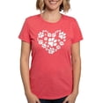 thumbnail image 1 of CafePress - Paws Heart T Shirt - Womens Tri-blend T-Shirt, 1 of 4