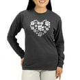 thumbnail image 1 of CafePress - Paws Heart Women's Long Sleeve Dark T Shirt - Women's Long Sleeve Graphic Tee Casual Fit, 1 of 4
