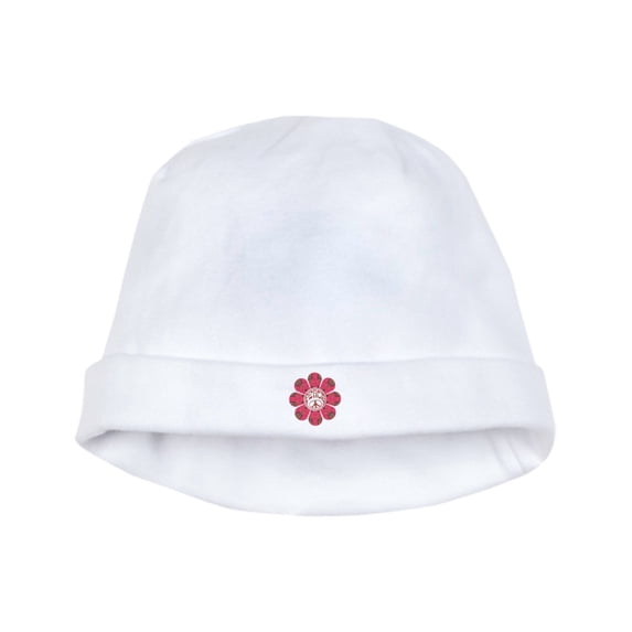 CafePress - Peace Flower Affection - Baby Hat