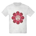 thumbnail image 1 of CafePress - Peace Flower Affection Kids Light T Shirt - Light T-Shirt Kids XS-XL, 1 of 4