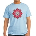 thumbnail image 1 of CafePress - Peace Flower Affection Light T Shirt - Men's Classic Graphic T-Shirt, 1 of 4