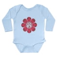 thumbnail image 1 of CafePress - Peace Flower Affection Long Sleeve Infant Bodysu - Long Sleeve Cotton Baby Bodysuit, 1 of 4